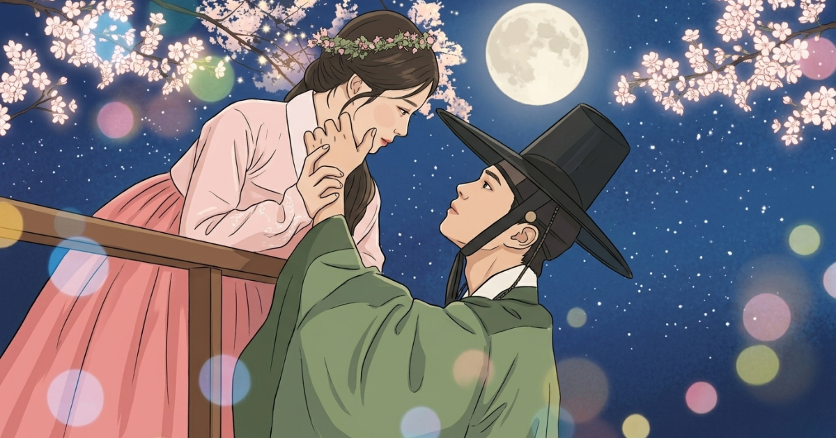 雲が描いた月明かり